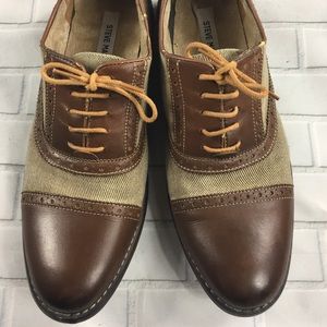 STEVE MADDEN Upper Leather Toe P-Hanes Shoes Sz 9